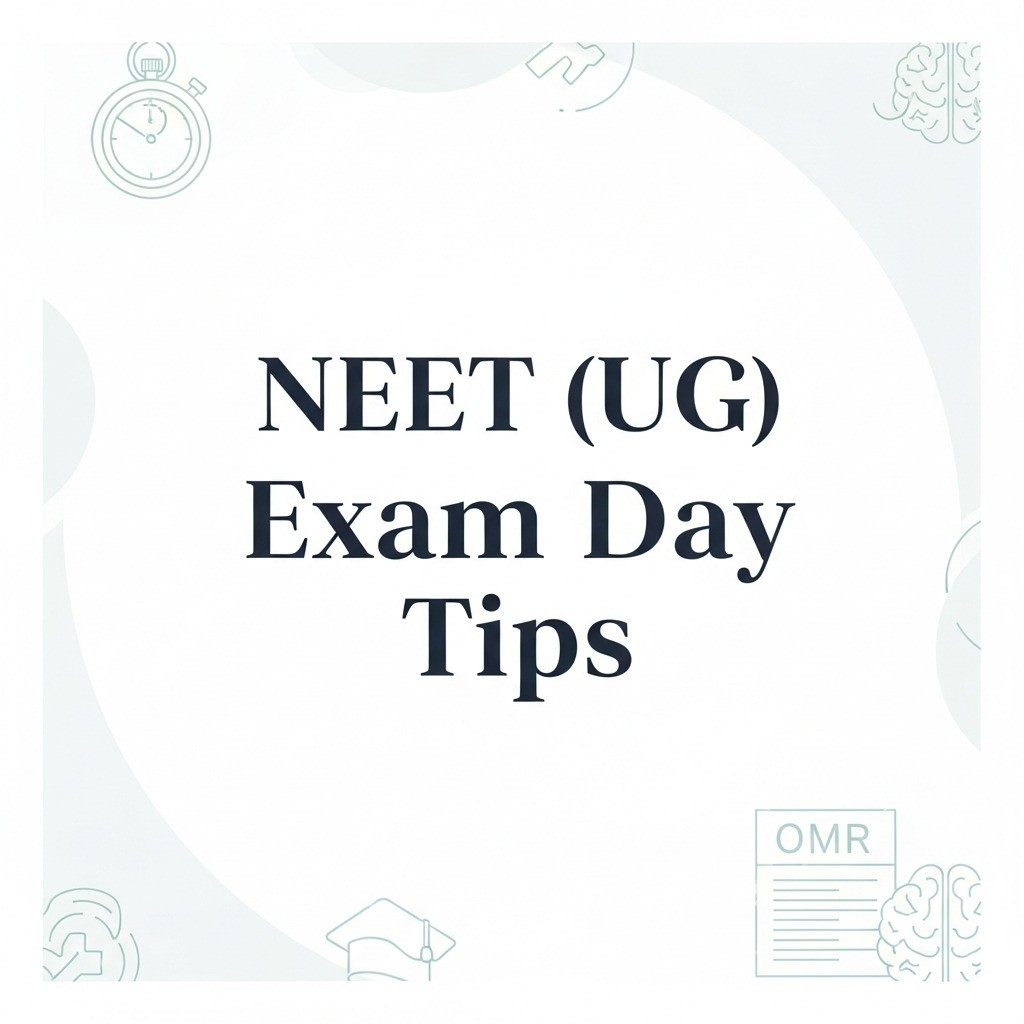 NEET UG 2026 Exam Day Guide: Dress Code, Timing & Topper's OMR Strategy