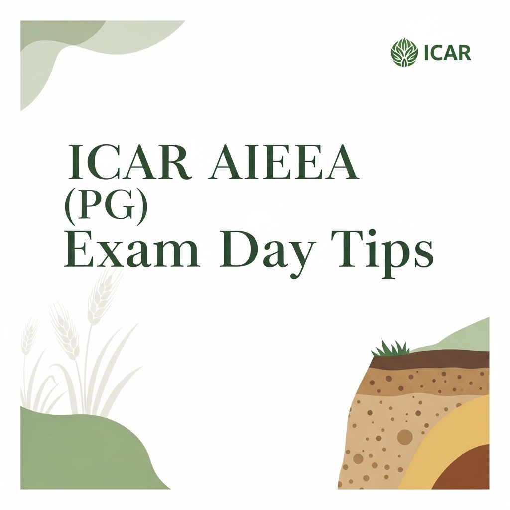 ICAR AIEEA (PG) 2026 Exam Day Strategy: JRF Tips & NTA Rules