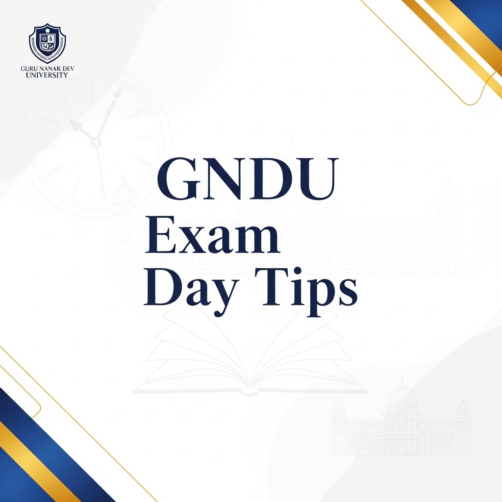 GNDU Entrance Exam 2026 Guide: GMET Tips, Pattern & Campus Rules