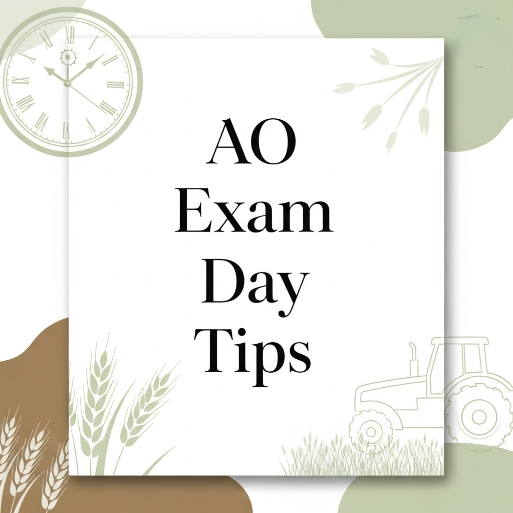 Agriculture Officer Recruitment 2026: Exam Day Tips & NTA Strategy