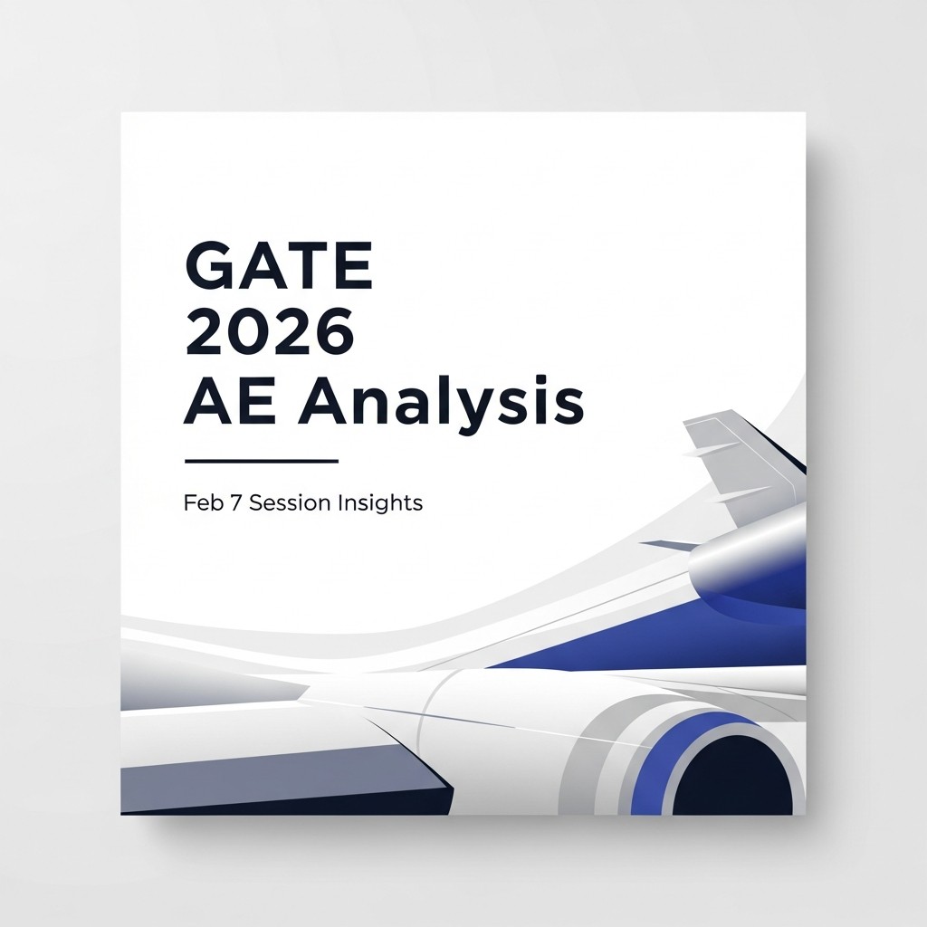 GATE 2026 Aerospace Engineering (AE) In-Depth Paper Analysis & Cutoff Trends