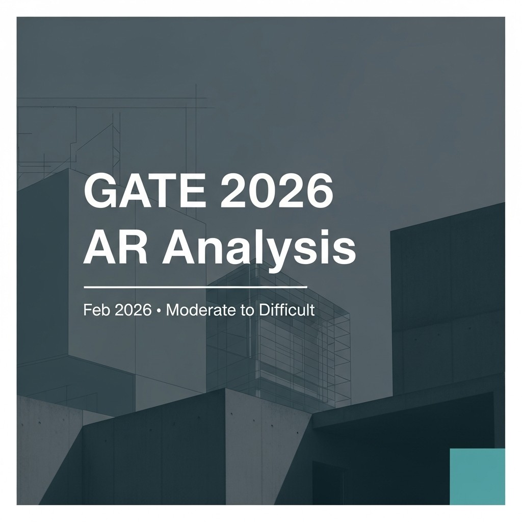 GATE 2026 Architecture & Planning (AR) Paper Analysis | Cutoff & Trends