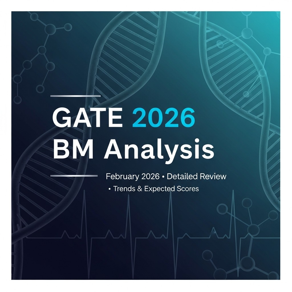 GATE 2026 Biomedical Engineering (BM) Paper Analysis: Difficulty & Cutoffs
