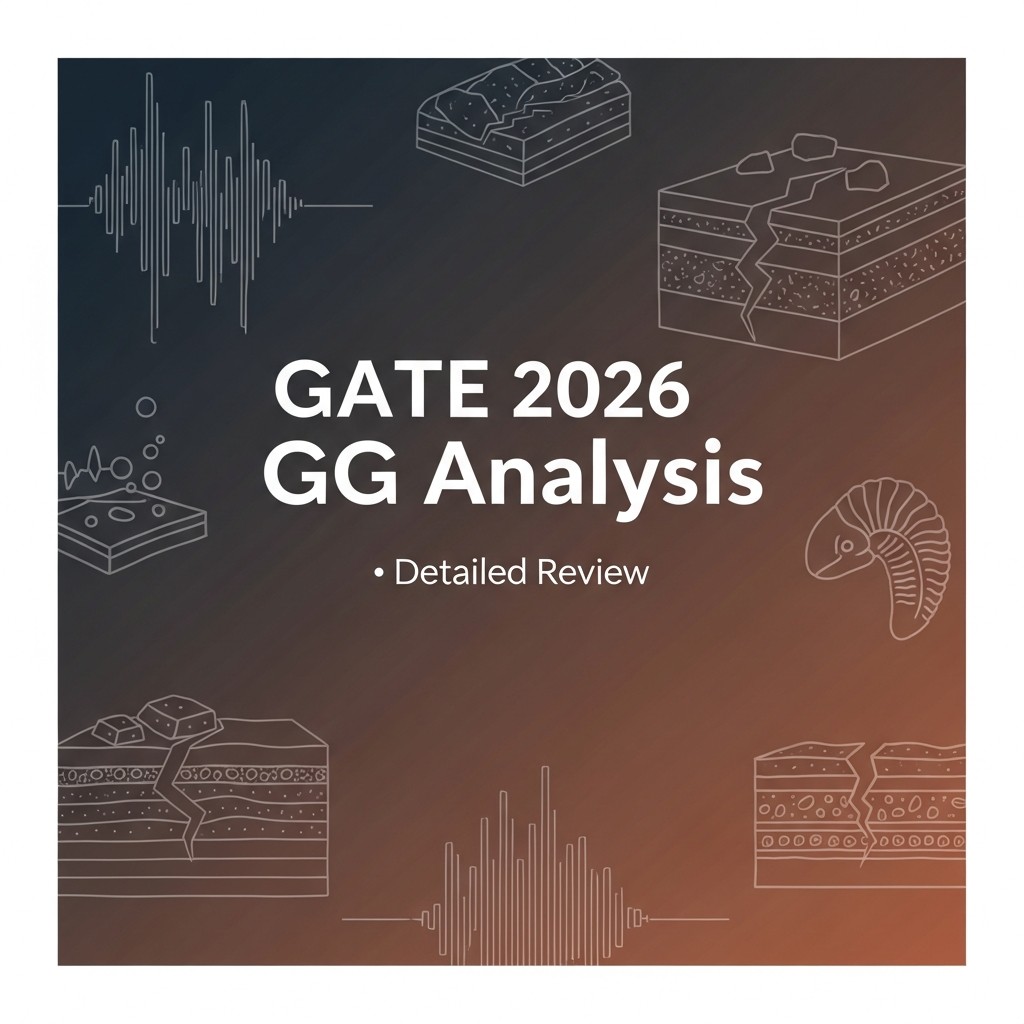 GATE 2026 Geology & Geophysics (GG) Paper Analysis: Difficulty & Cutoffs