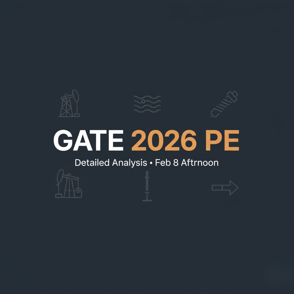 GATE 2026 Petroleum Engineering (PE) Paper Analysis: Difficulty & Cutoffs