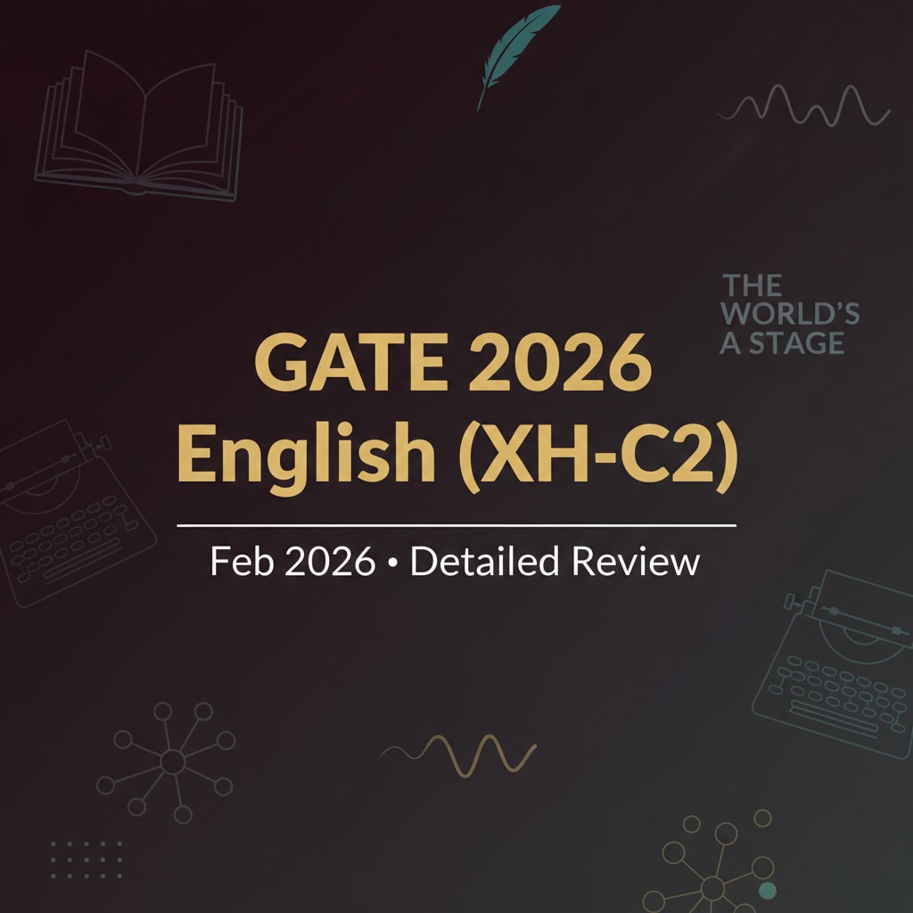 GATE 2026 English (XH-C2) Paper Analysis: Difficulty, Weightage & Cutoffs