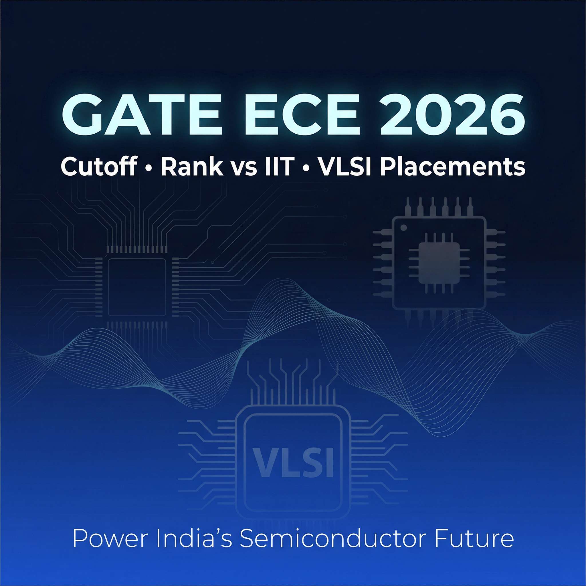 GATE ECE 2026: Expected Cutoff, Rank vs IIT, Placements & VLSI