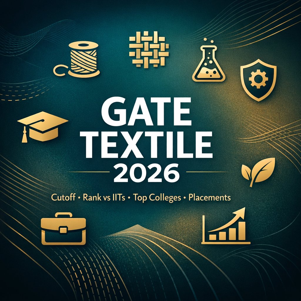 GATE Textile Engineering 2026: Expected Cutoff, Rank vs College, Top Institutes & Placements Guide