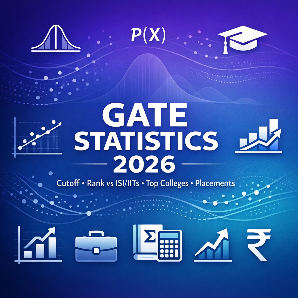 GATE Statistics 2026: Expected Cutoff, Rank vs College, Top Institutes & Placements Guide
