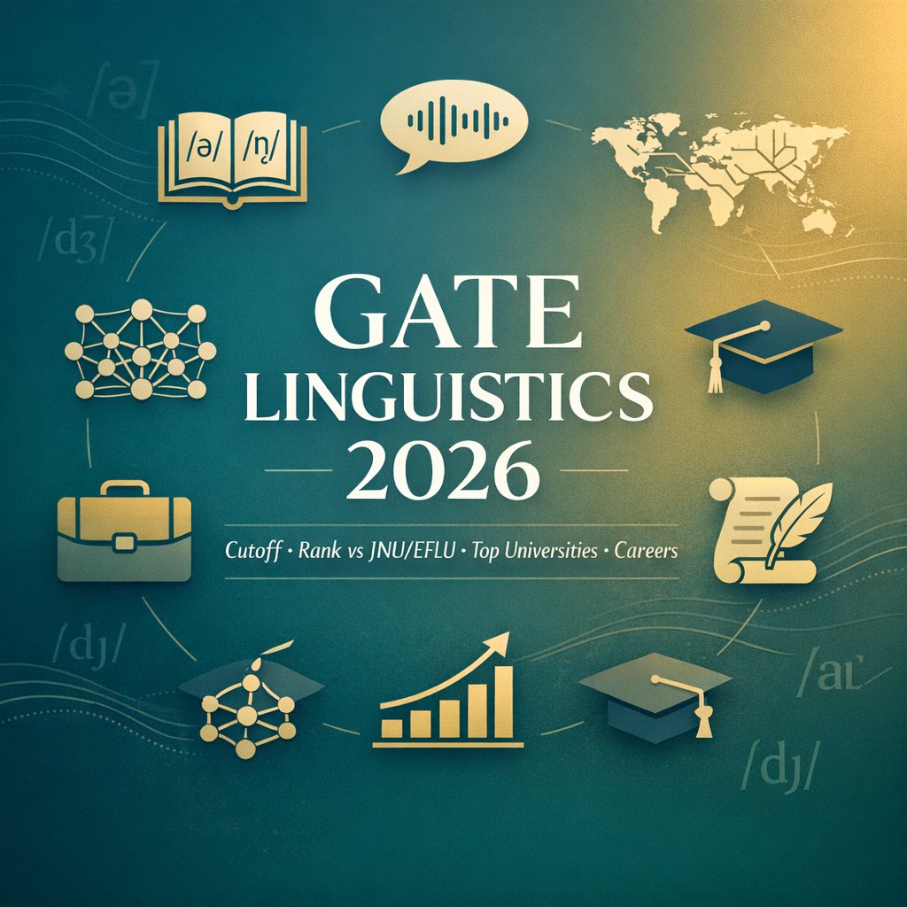 GATE Linguistics 2026: Expected Cutoff, Rank vs College, Top Universities & Career Guide