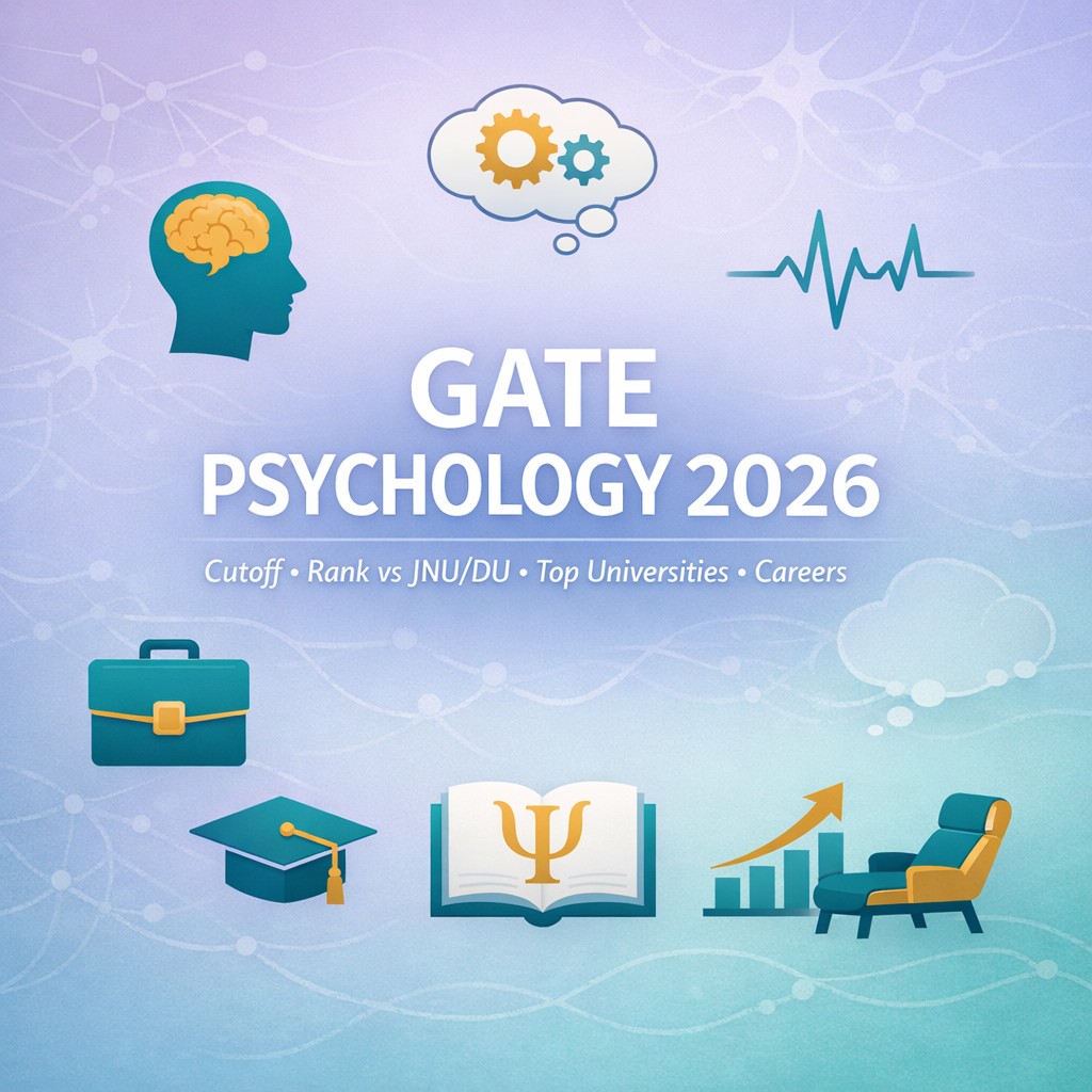 GATE Psychology 2026: Expected Cutoff, Rank vs College, Top Universities & Career Guide