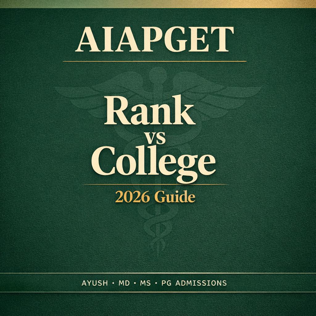 IAPGET Rank vs College 2026 – Which Rank Gets You Which College? Complete Guide
