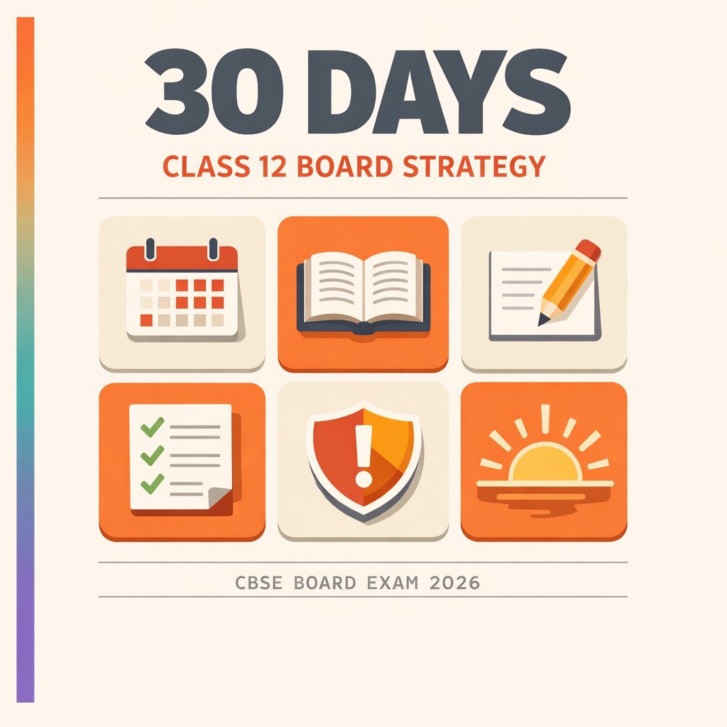 CBSE Class 12 Board Exam 2026: Last 30 Days Strategy That Actually Works