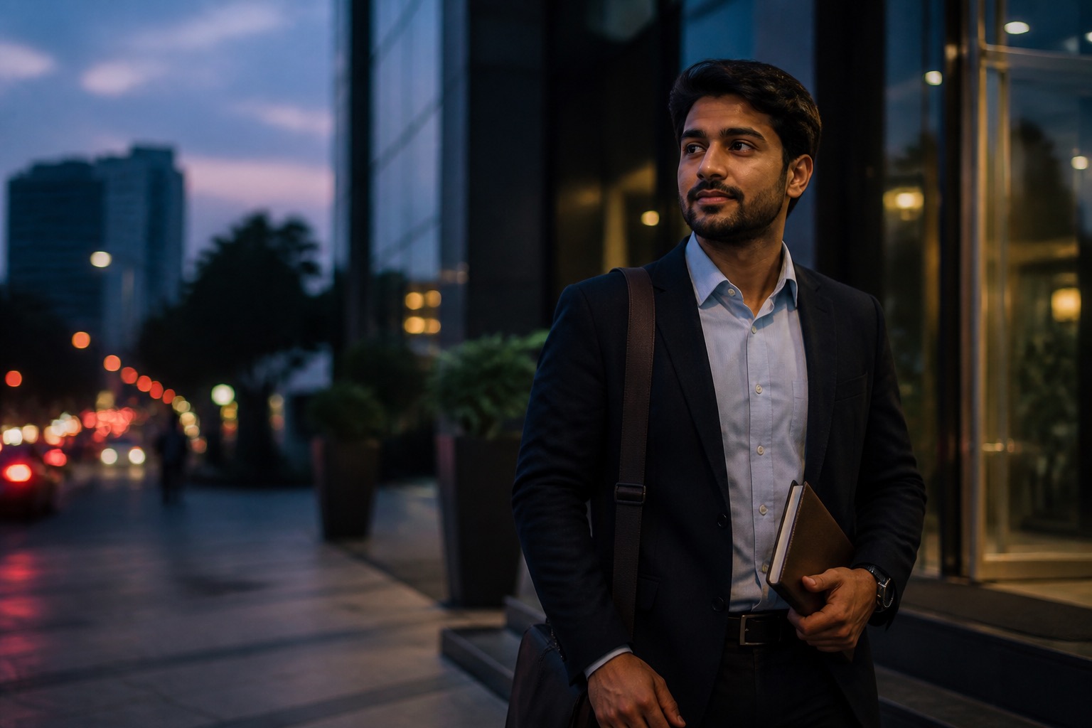 Professional considering a management career transition