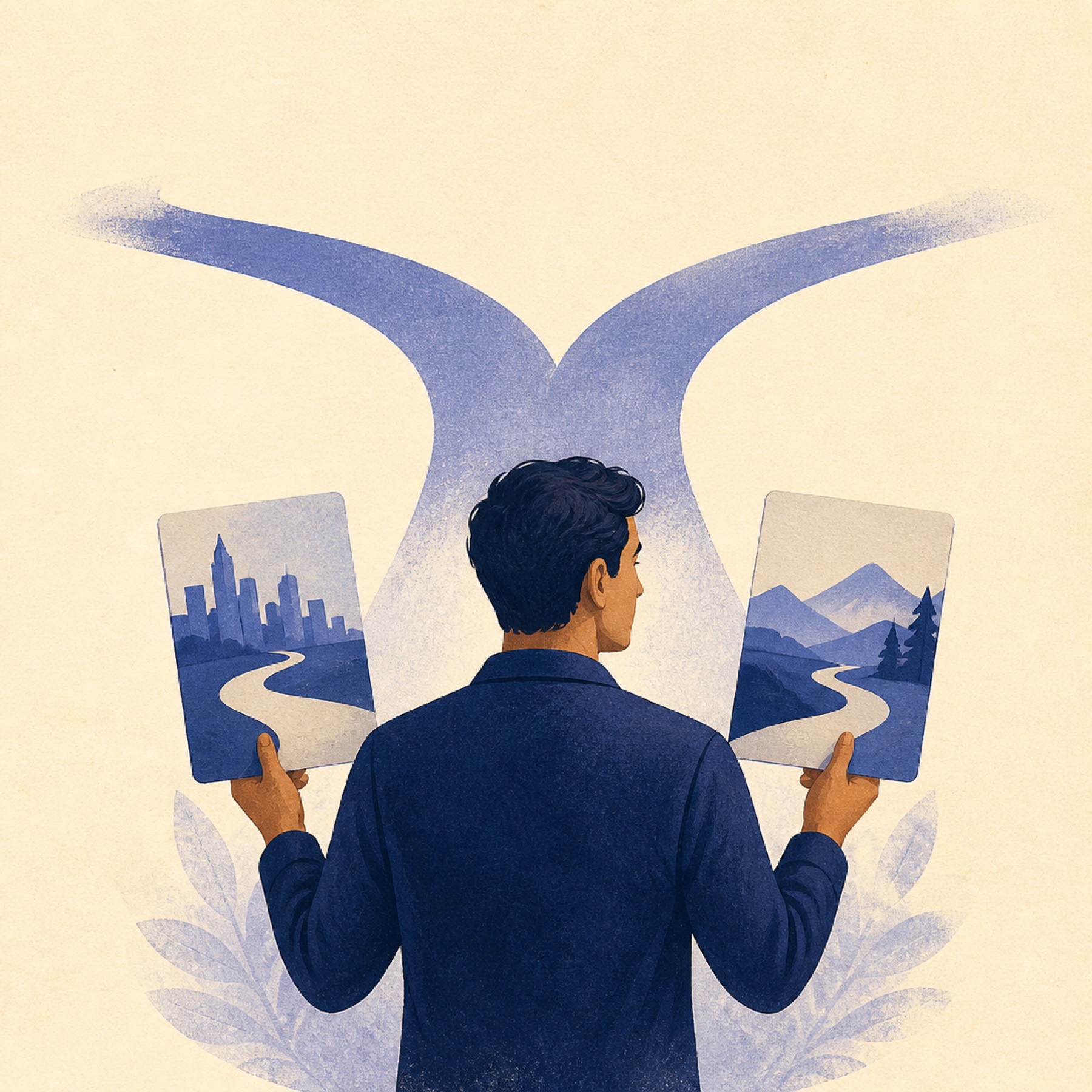 Choosing between two purposeful career paths