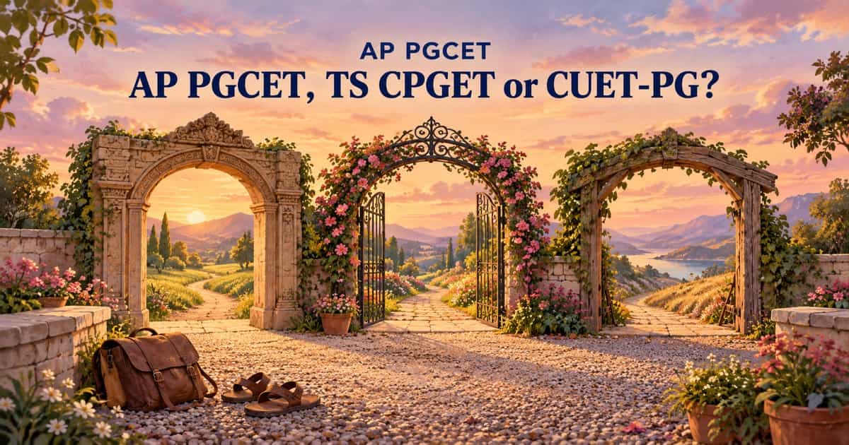 AP PGCET vs TS CPGET vs CUET-PG: Which PG Entrance Should You Write?
