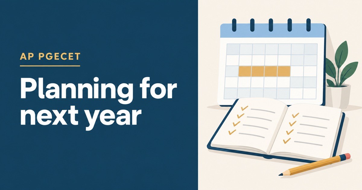 AP PGECET 2027: Expected Timeline, Application Fees, Syllabus and a Plan