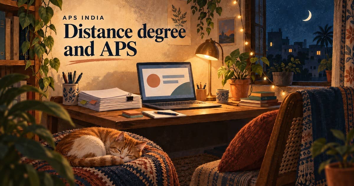 APS for Distance and Online Degrees: Accepted or Not?