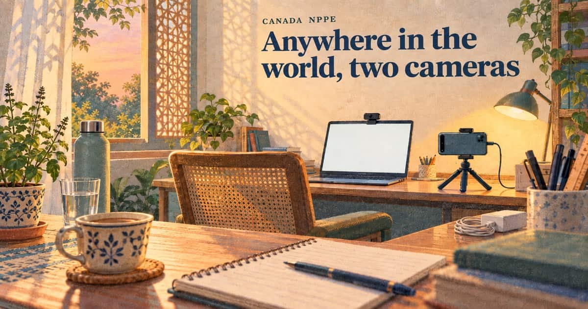 Writing the NPPE From India: Remote Proctoring, Second Camera and IST