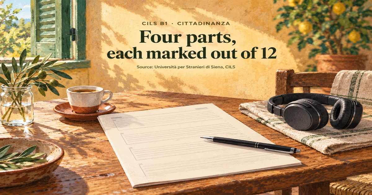 CILS B1 Cittadinanza 2026: guida completa all’esame