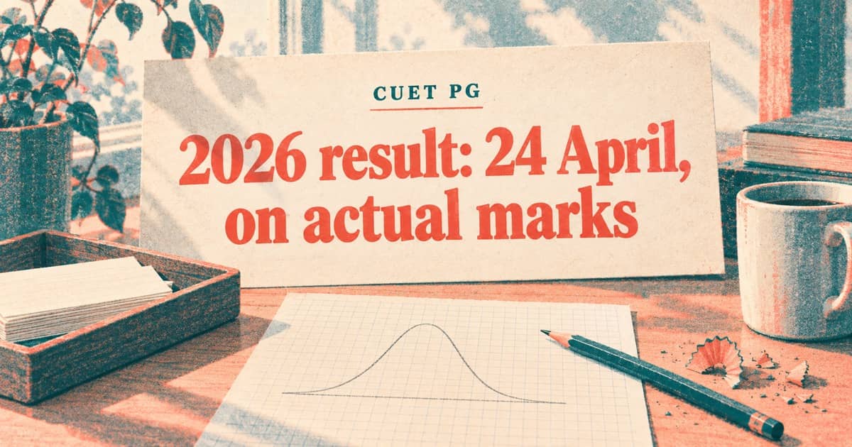 CUET PG Result and Scorecard: Raw Marks, Percentile and Normalisation