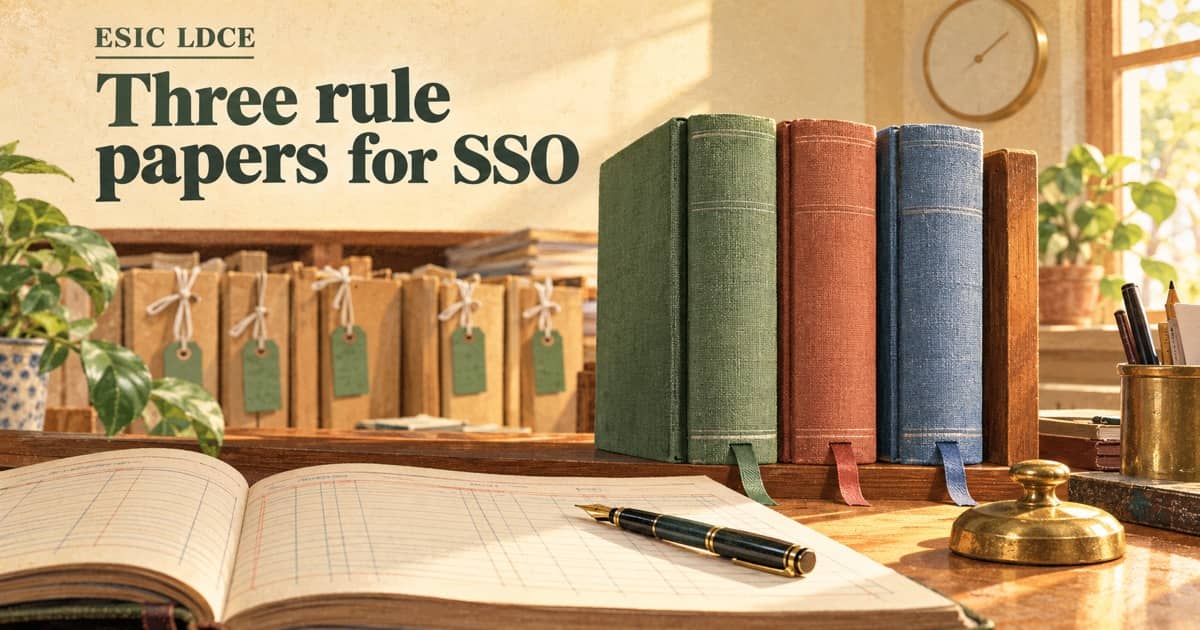 ESIC SSO LDCE Syllabus: Three Rule Papers and the Computer Skill Test