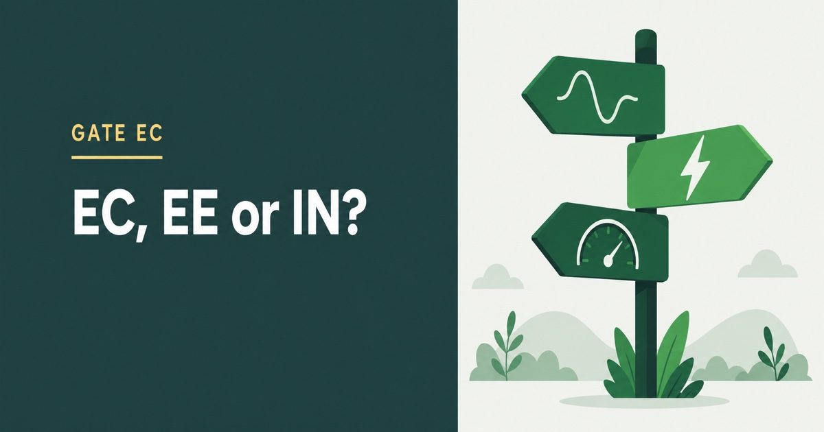 GATE EC vs EE vs IN in 2027: Which Paper Should ECE and EEE Students Write?
