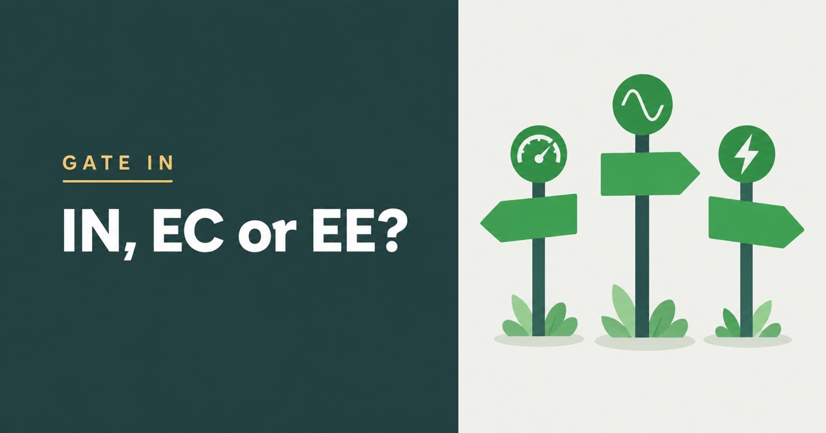 GATE IN vs EC vs EE in 2027: Which Paper for EIE and ICE Students?