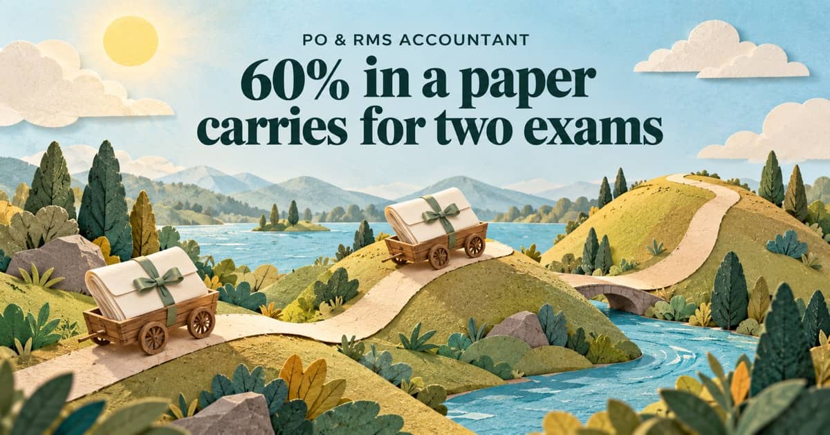 PO & RMS Accountant Qualifying Marks, the 60% Exemption and Chances
