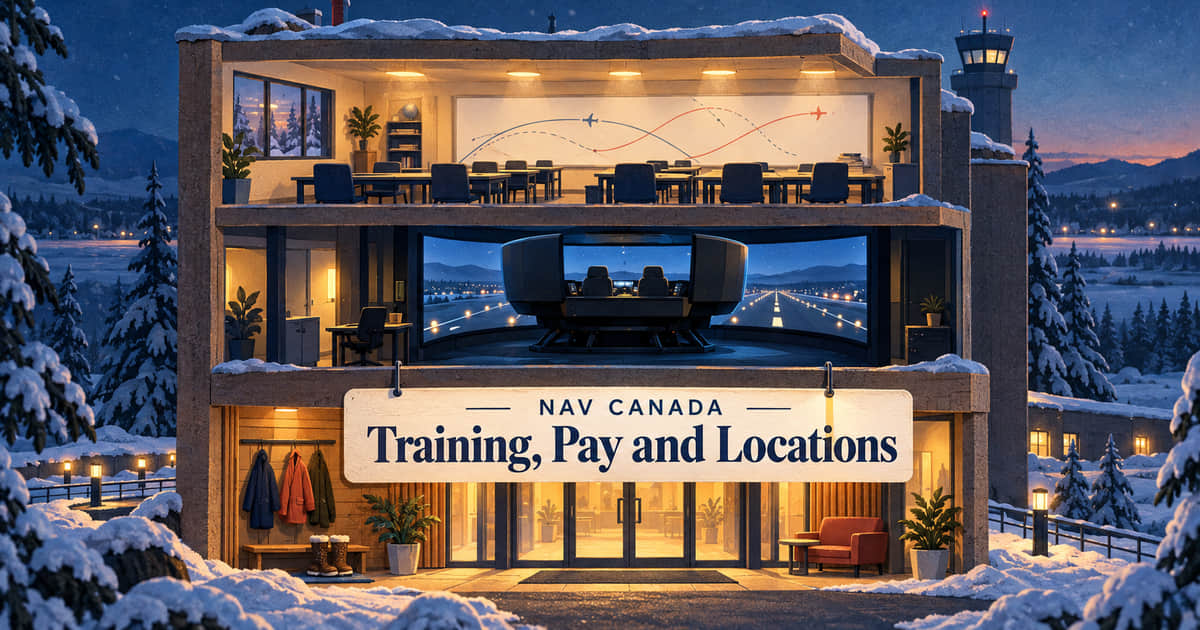 NAV CANADA Air Traffic Controller Training, Pay and Locations