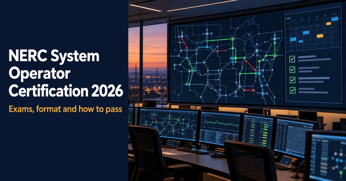 How To Style Outlines NERC System Operator Certification 2026: Exams, Format and How to Pass