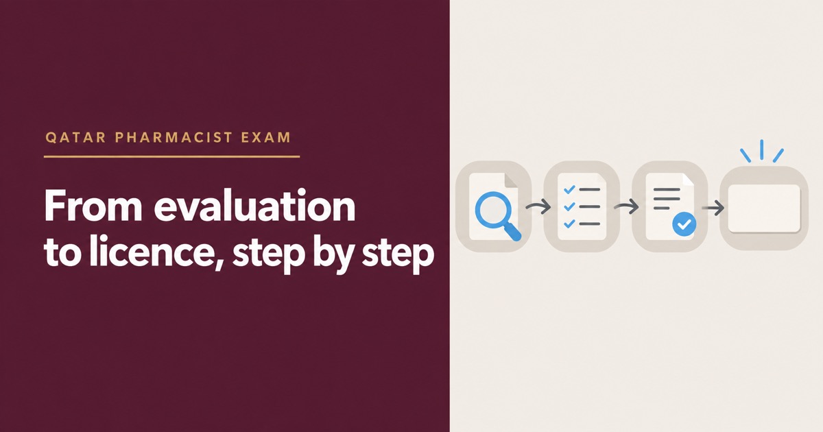Qatar Pharmacist Licence Process: Evaluation, Verification and Licence