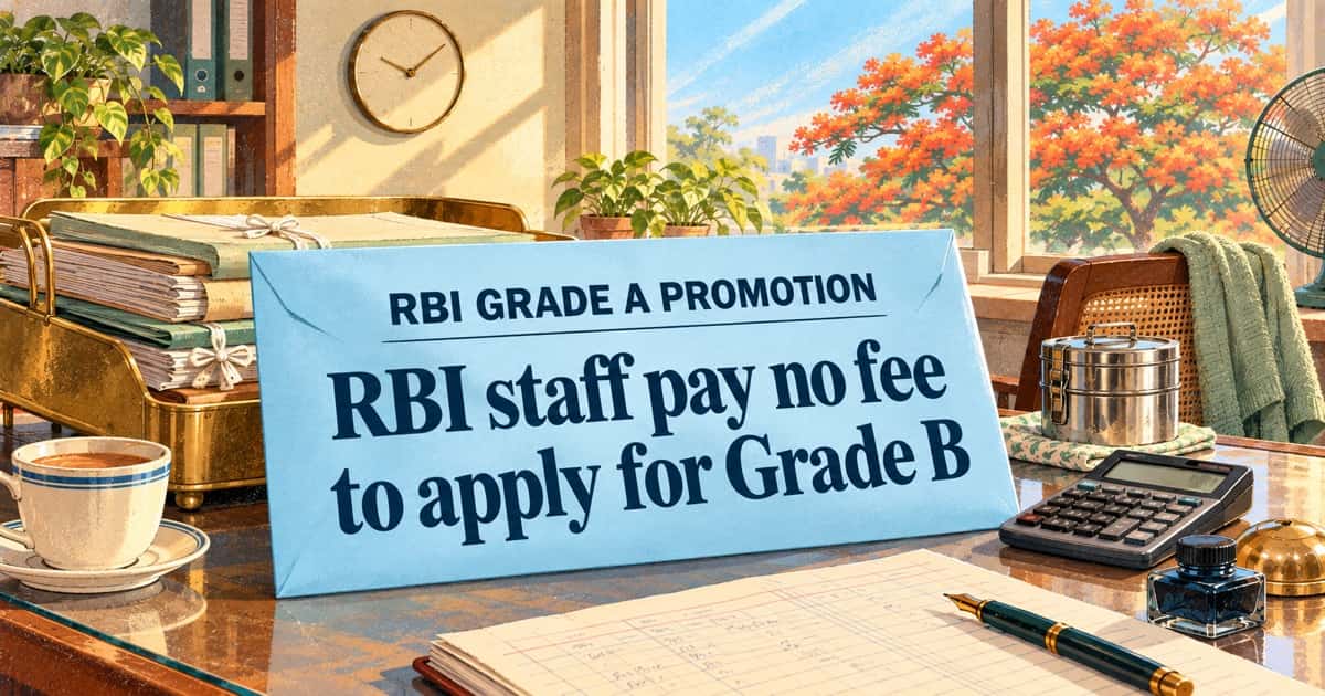RBI Staff Candidates in Grade B (DR): Fee, Age Rules and Attempts