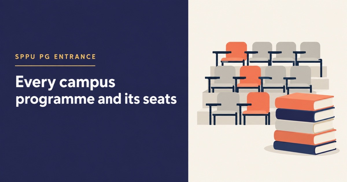 SPPU OEE Programmes, Seats and Eligibility: Every Campus PG Course