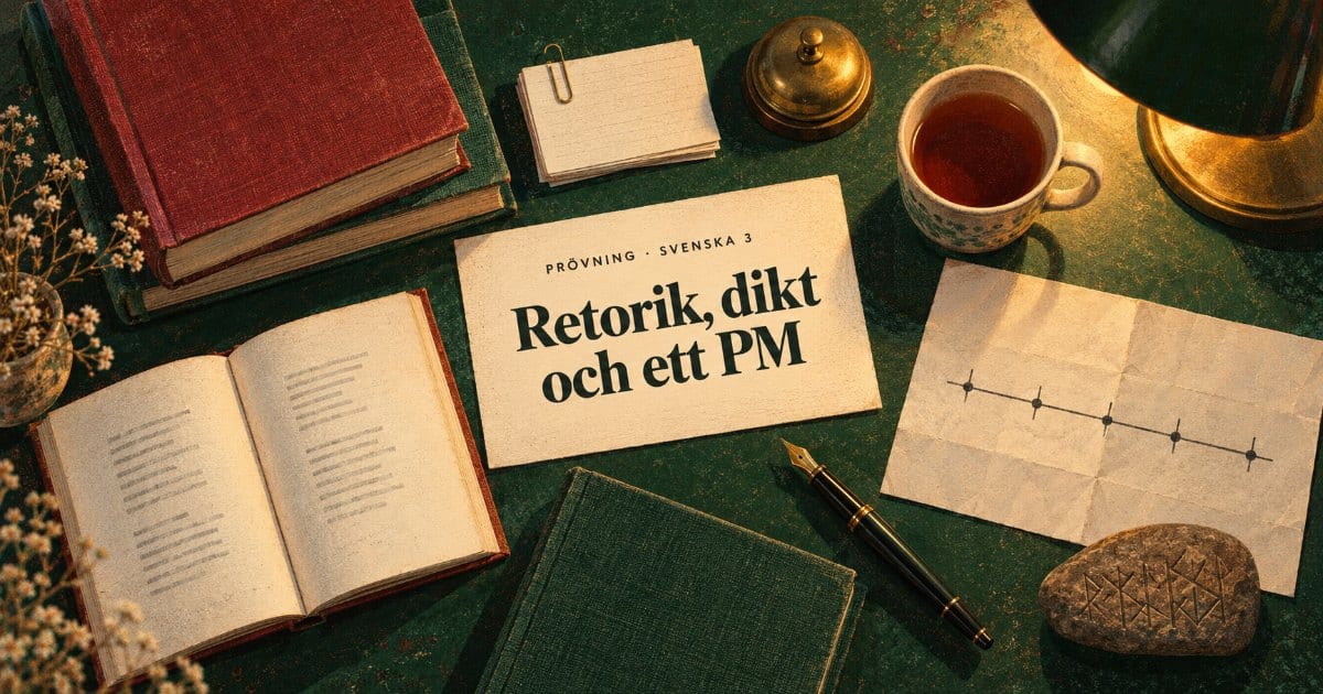 Prövning i svenska 3 (2026): så går den till och så klarar du den