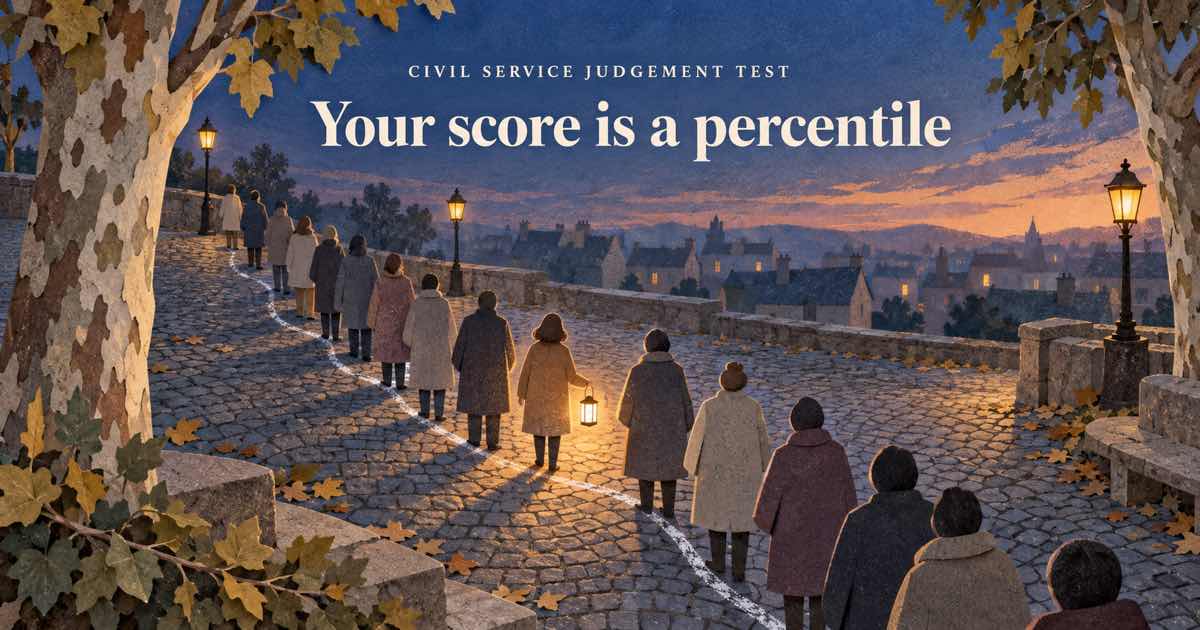 Civil Service Judgement Test Score: What Your Percentile Means