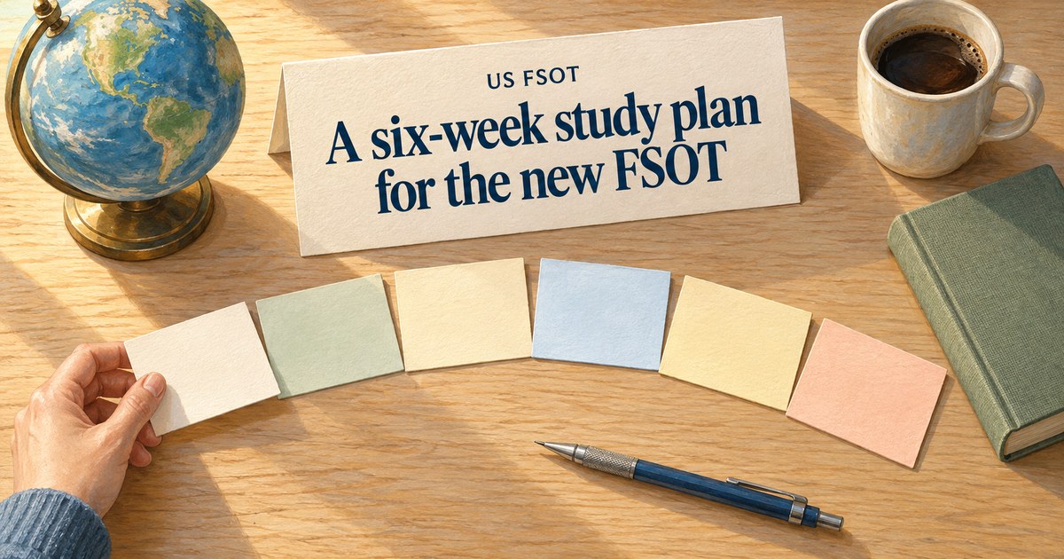 New FSOT Study Guide 2026: A 6-Week Plan for the October 2025 Format