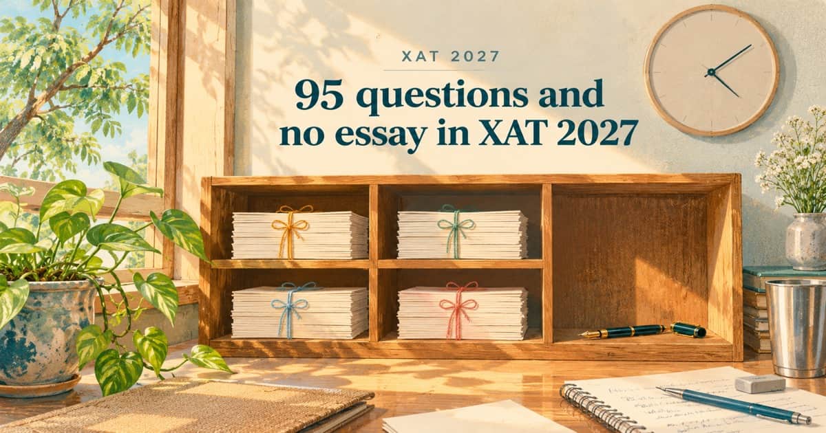 XAT 2027 Exam Pattern: 95 Questions, GK Down to 20, No Essay