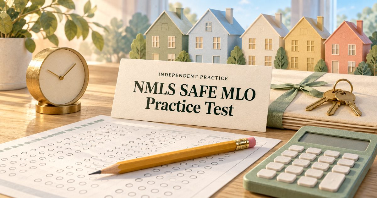 NMLS SAFE MLO Practice Test (Independent) · Practice test | ProSyllabus